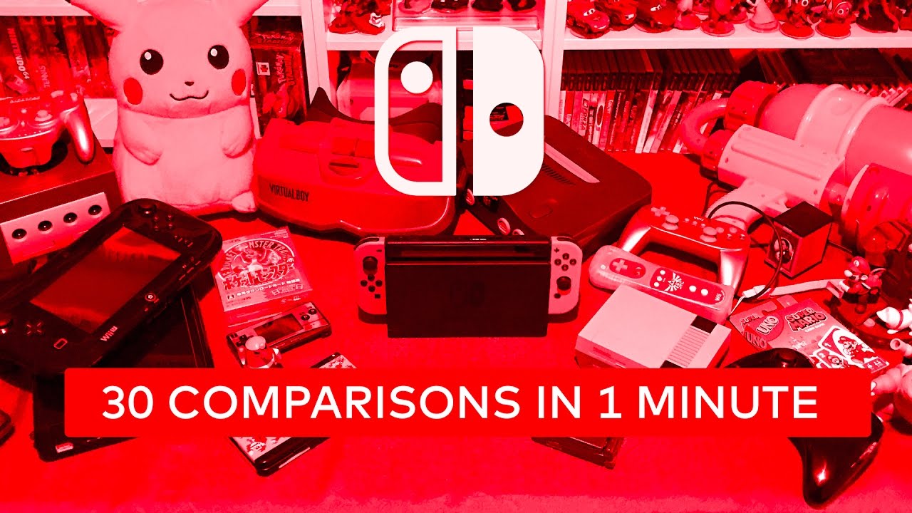 30 Nintendo Switch comparisons in a Minute YouTube