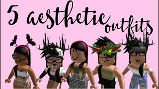 5 Aesthetic Roblox Girl Outfits Pt 2 Youtube