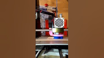Timelapse Anet A6 printing whistle (external pea) in cheap (3d pen) ABS. #3dprinting #3dprinter