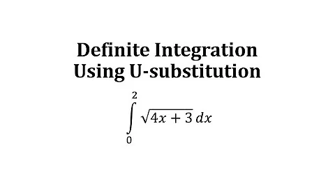 Evaluate a Definite Integral Using U-Substitution: Square Root