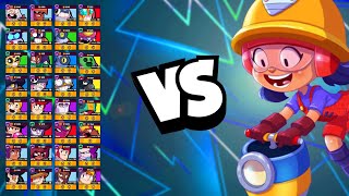 Jacky 1v1 vs EVERY Brawler | The New TANK KILLER