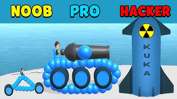 NOOB vs PRO vs HACKER - Draw Joust!