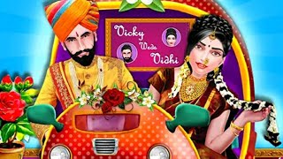 Indian love marriage new love story || girl cool games || indian wedding game #msqweddingdesign screenshot 1