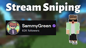 Stream Sniping SammyGreen (Obby Trapped)