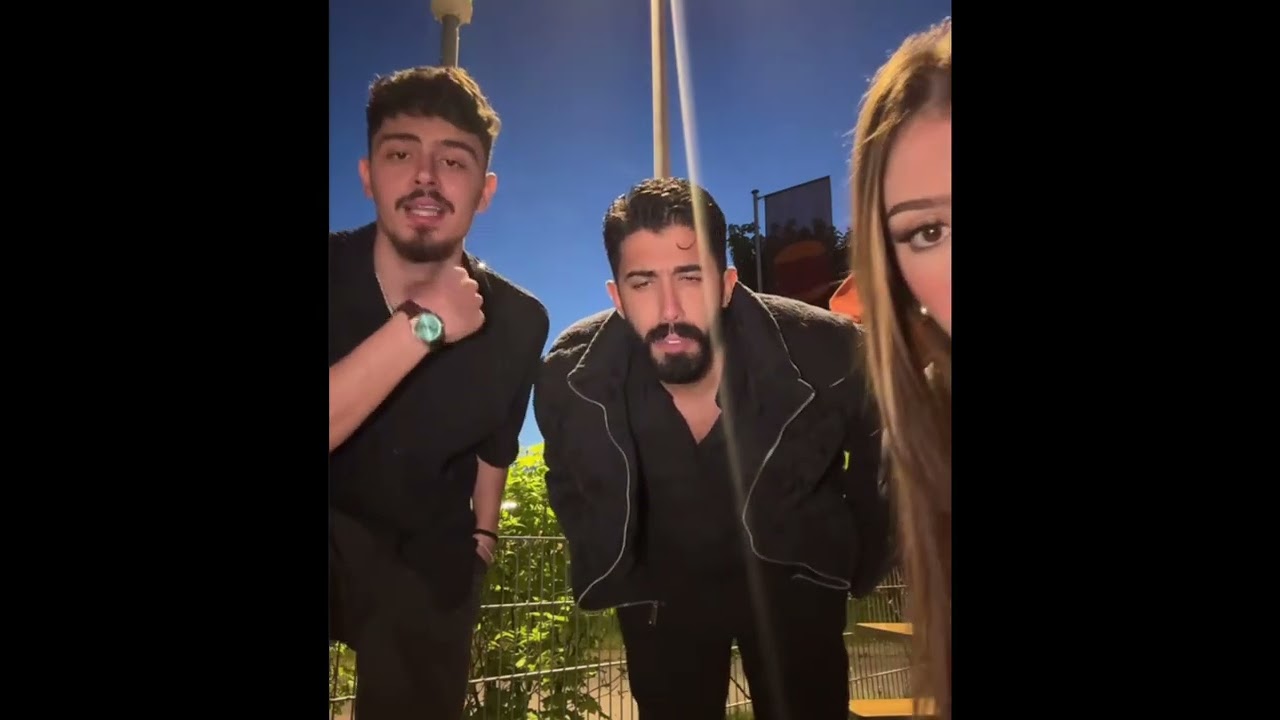 سالي مع عدنان بعد العودة الى المانيا من لايف طارق حسكي اسئلة عن بعض وخبرة طارق مع البنات