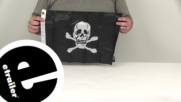 etrailer | A Closer Look at the Taylor Made Pirate Boat Flag
