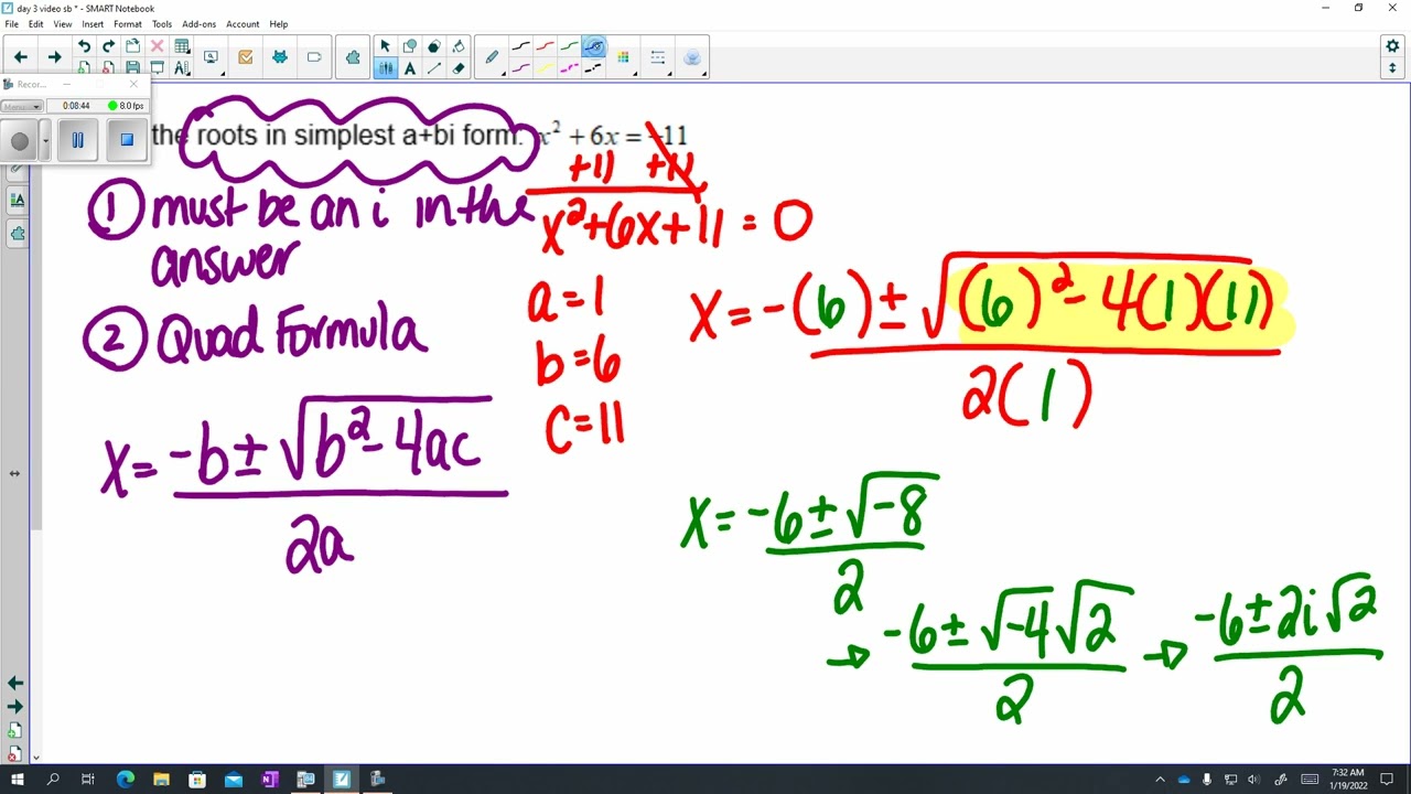 unit-3-review-imaginary-complex-numbers-systems-of-equations-youtube