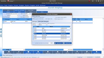 input saldo awal piutang di acosys v4
