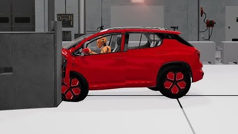 2020-2024 Cherrier Tograc qE small overlap BeamNG.drive crash test