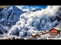 HUGE RISK OF AVALANCHE IN THE SWISS ALPS 🆘 A WHOLE SWISS VILLAGE IN DANGER