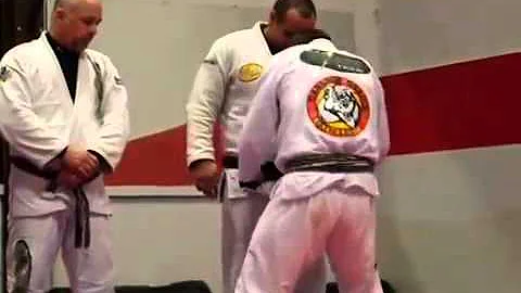 603BJJ Anthony Sheridan receives BJJ Black Belt fr...