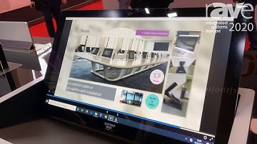 ISE 2020: Element One Overviews TURNIS 220 Manually Foldable Retractable Monitor