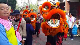 2018 01 21臺中大里杙福興宮【天上聖母】祈福遶境   停駕 臺中大里竹仔坑 新安宮 參禮 2