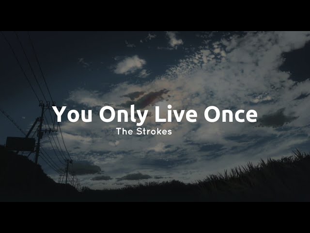 The Strokes - You Only Live Once 