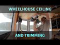 Wheelhouse ceiling and instrument trimming