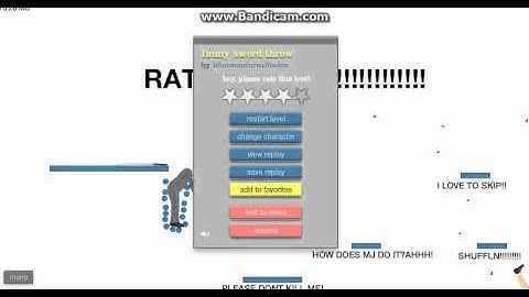 Happy wheels part 2- funny sword throw