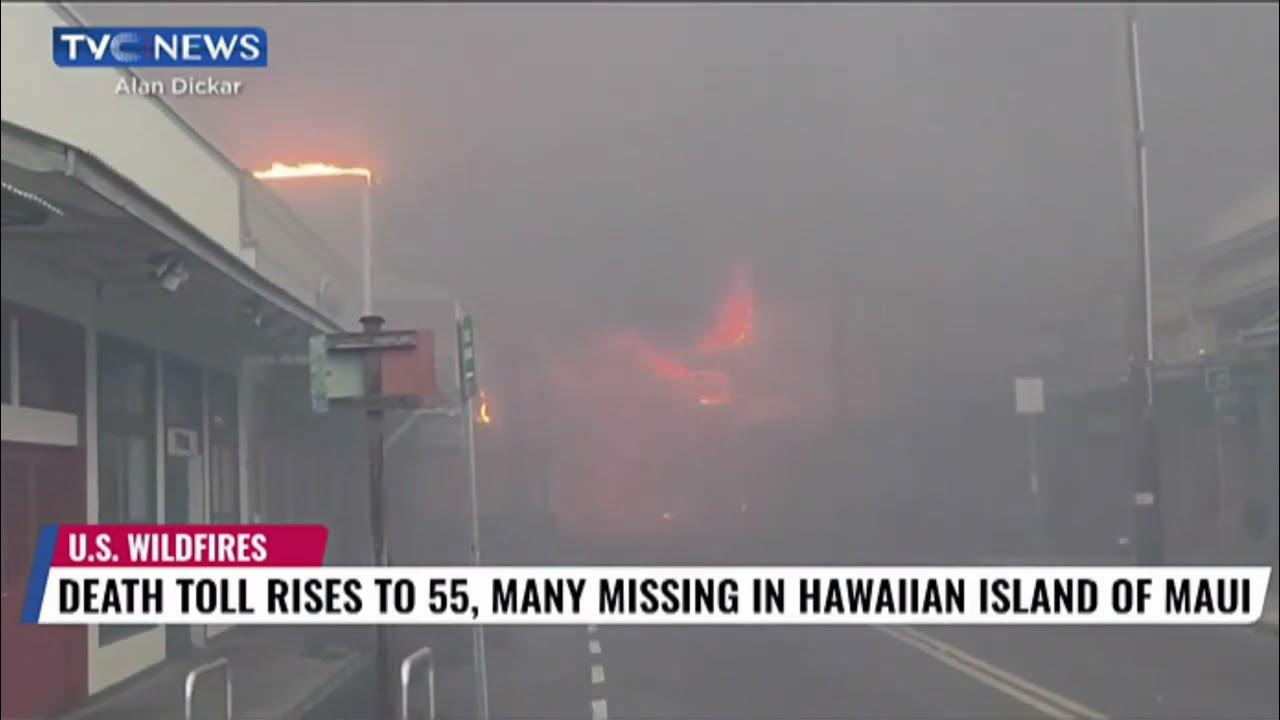 US Wildfires: Death Toll Rises To 55,  Many Missing In Hawaiian Island Of Maui