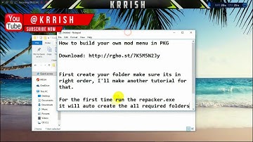 Copy of 🔵How to build your own Mod Menu, DLC, Themes or Avatars in PKG
