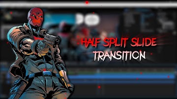 Smooth Half Split Slide Transition | After Effects AMV Tutorial