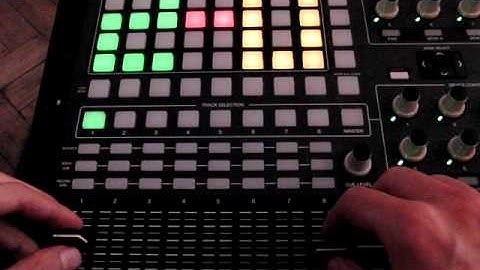 Pong Game on Akai APC40 Controler for Ableton Live