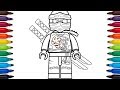How to draw Lego Ninjago Cole - Skybound