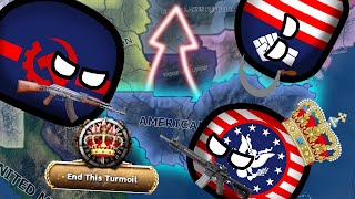 Can a monarchist USA restore America in a Communist World?? Hoi4 | Red World