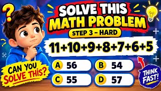 Can You Solve This Math Problem in 10 Seconds 🧠⏳ #MathPuzzle #MathChallenge #MathQuiz #USA