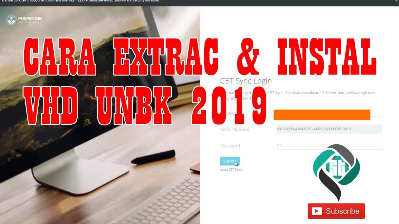 EXTRAC DAN INSTAL VHD UNBK 2019