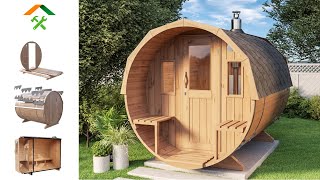 Assembling the barrel sauna: Stepbystep assembly instructions for the Sam barrel sauna