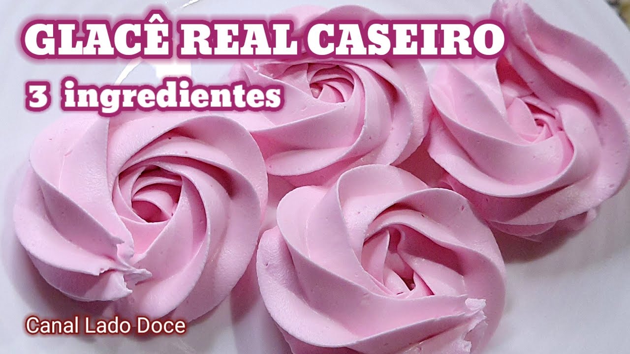 GLACÊ REAL CASEIRO 3 INGREDIENTES  - MELHOR GLACÊ REAL DO MUNDO !!!