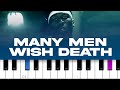 50 Cent - Many Men (Wish Death)  (piano tutorial)