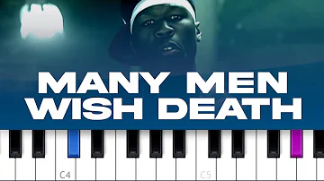 50 Cent - Many Men (Wish Death)  (piano tutorial)