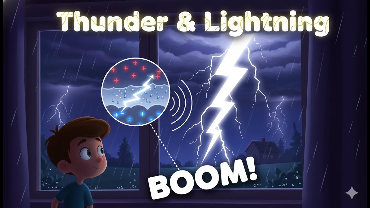 What Causes Thunder and Lightning? ⚡🌩️ Storm Science Explained ...