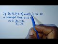 Coordinate Geometry of a Line: Finding Unknown Coordinate When Given 3 Points