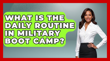 What Is the Daily Routine in Military Boot Camp? | Armed Forces Insider