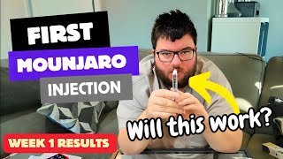 My First Mounjaro Injection + Week 1 Weight in & Loss | Will This Work?