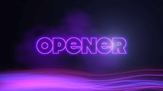 Neon Opener Final Cut Pro Templates