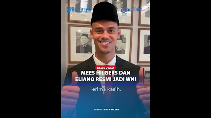 DETIK-DETIK Mees Hilgers dan Eliano Reijnders Resmi Jadi Warga Negara Indonesia❗