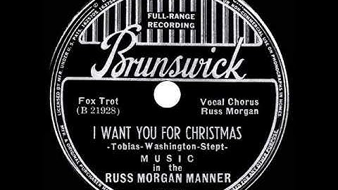 1937 Russ Morgan - I Want You For Christmas (Russ Morgan, vocal)