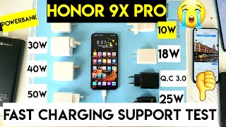 Honor 9x pro fast charging support test