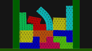 Algodoo | Softbody Tetris 2