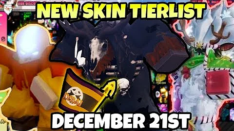 [YBA] NEW PKER SKIN TIERLIST DECEMBER 21ST... (INSANE CHANGES)