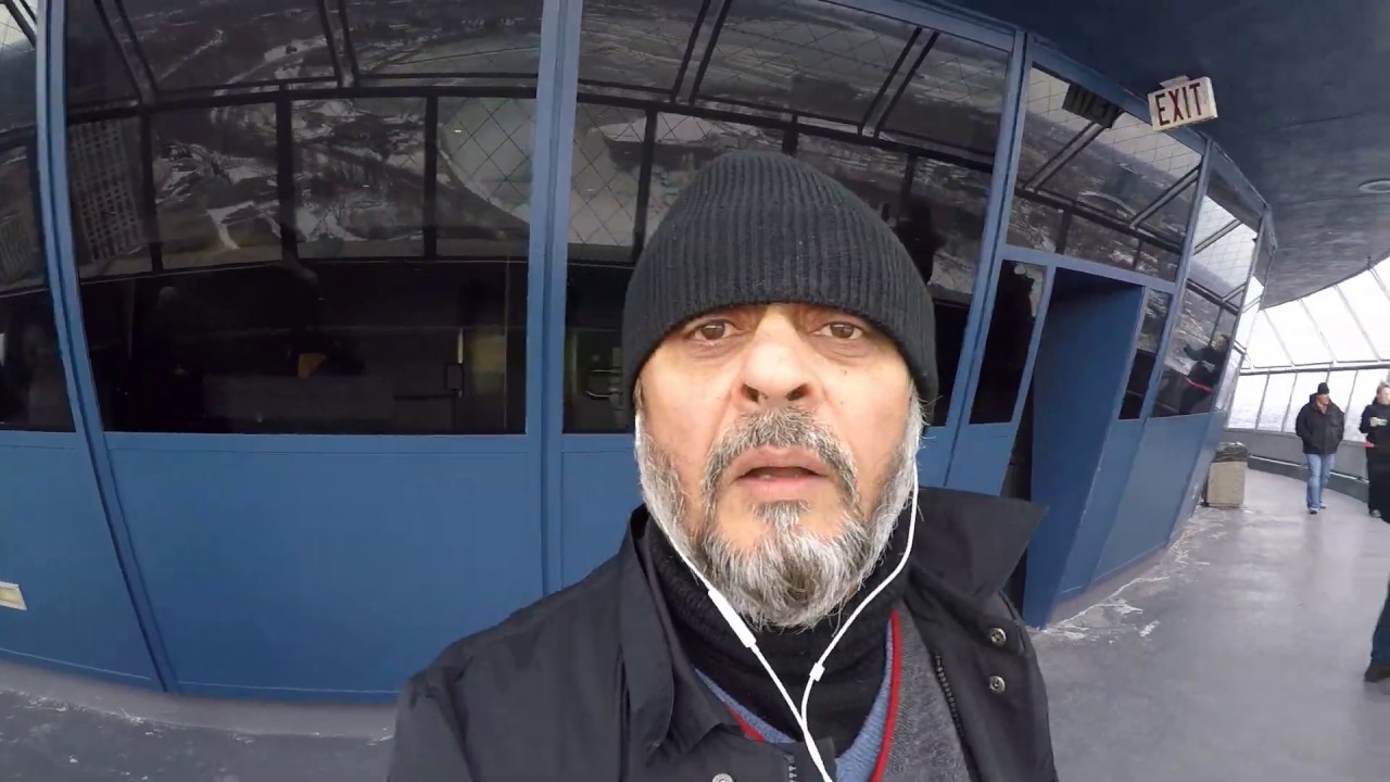 Winter, Snowfall, Niagra  FallsView from Top of Skylon Tower view of USA Niagra city Ontario  CANADA