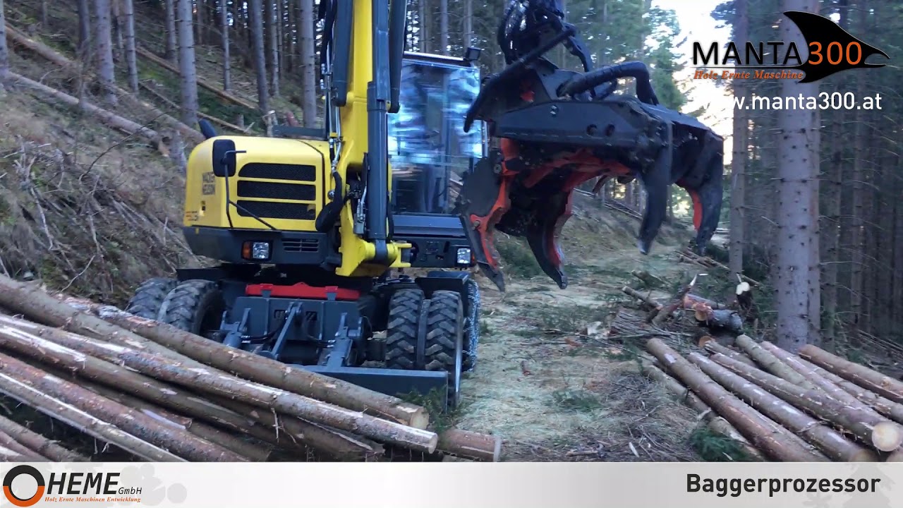 Manta 300 Baggerprozessor