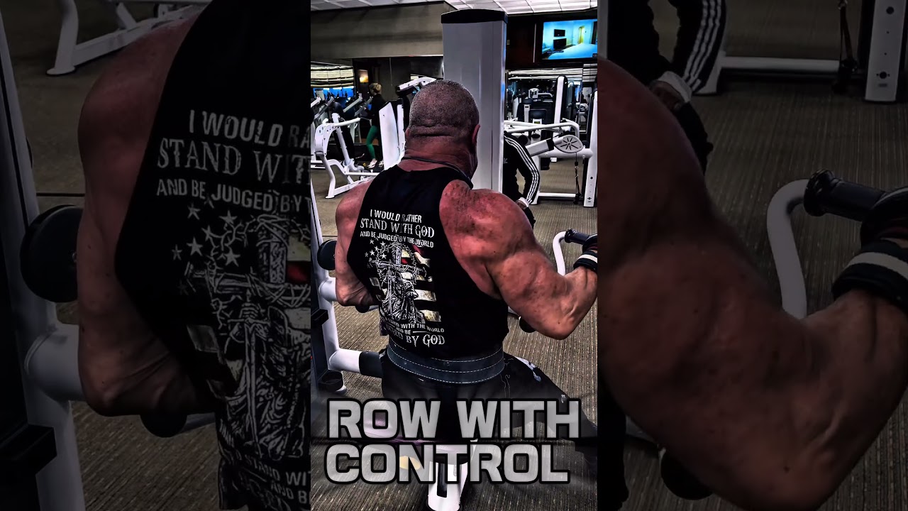ROW WITH CONTROL #workout #motivation #muscle #workouttips #BACK