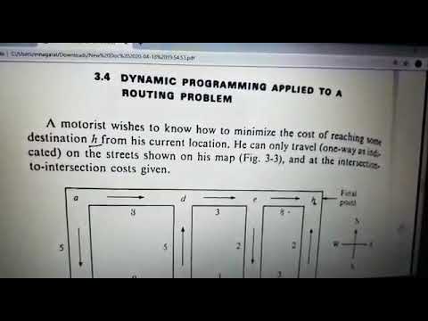 OCT: Dynamic Programming: Routing problem 3