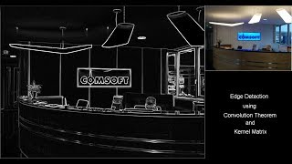 X11 Window System : Edge Detection using Convolution Theorem and Kernel Matrix