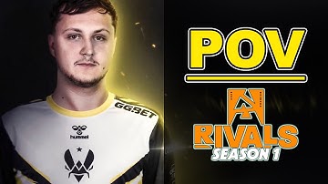 POV: Mezii Tec-9 ACE With 1v3 Clutch | Vitality Vs Wildcard | BLAST Rivals Season 1