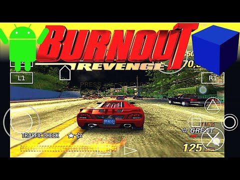 Burnout Revenge PS2 Emulator Android Gameplay - Aether SX2 APK - Burnout Revenge Mobile - 2022