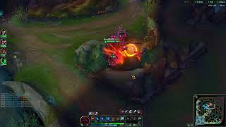 Ornn Bug E (Searing Charge) glitching through terrain